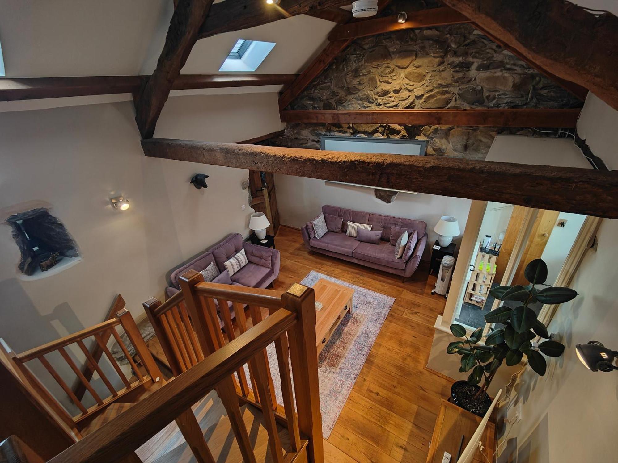 Ty Gwennol Near Gilfach Goch Apartment Ланбедър Екстериор снимка